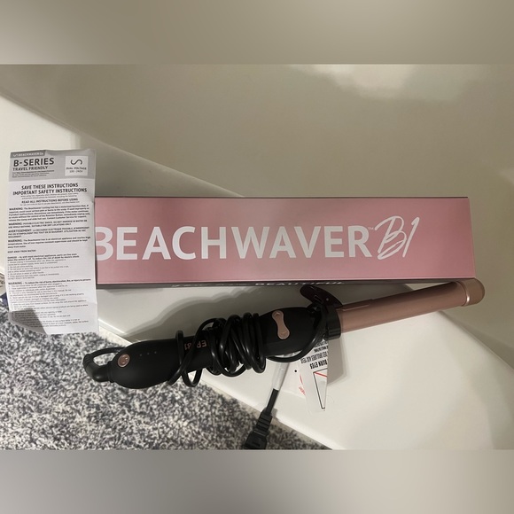 Beachwaver B1-Midnight Rose Curling Iron - Picture 1 of 4